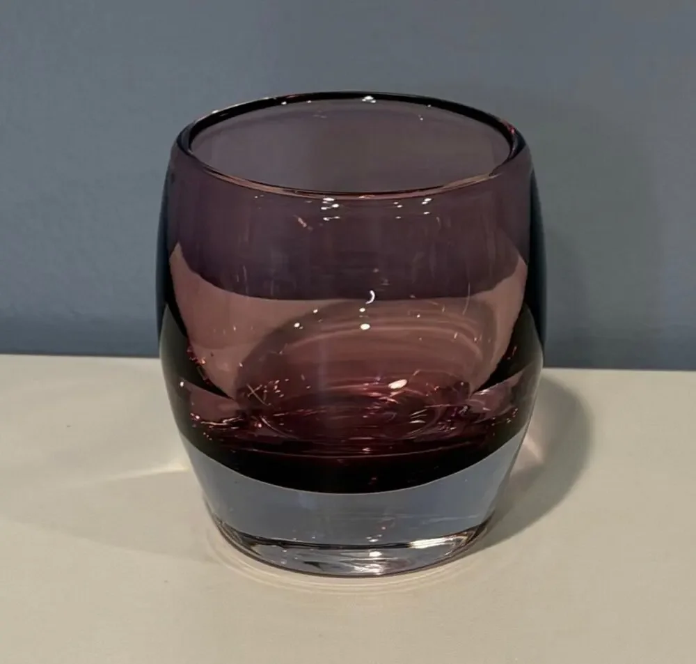 Crate & Barrel Purple Votive